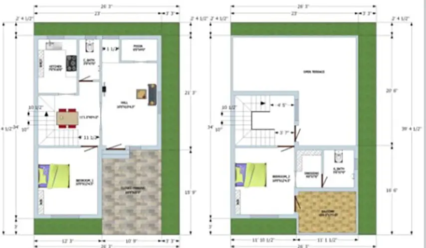 31801_twobhk_1281_Villa sai-1281